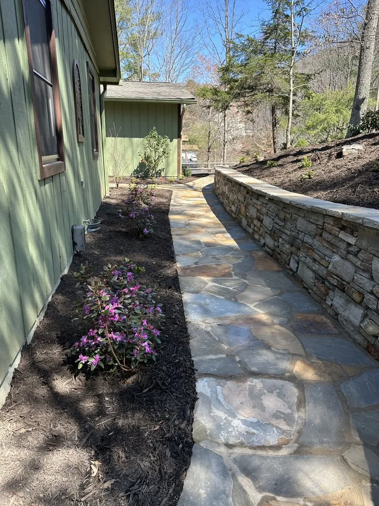 Local lawn care service for residential properties in Asheville, NC by Sokol Landscaping