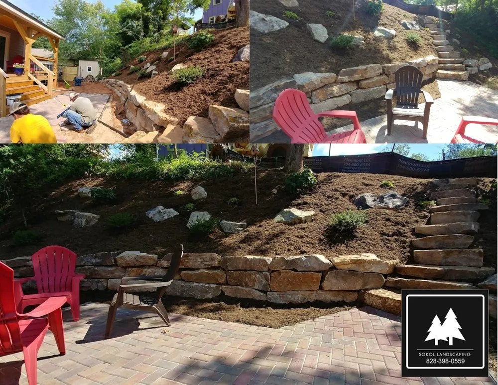 Custom outdoor landscaping in Asheville, NC - Sokol Landscaping