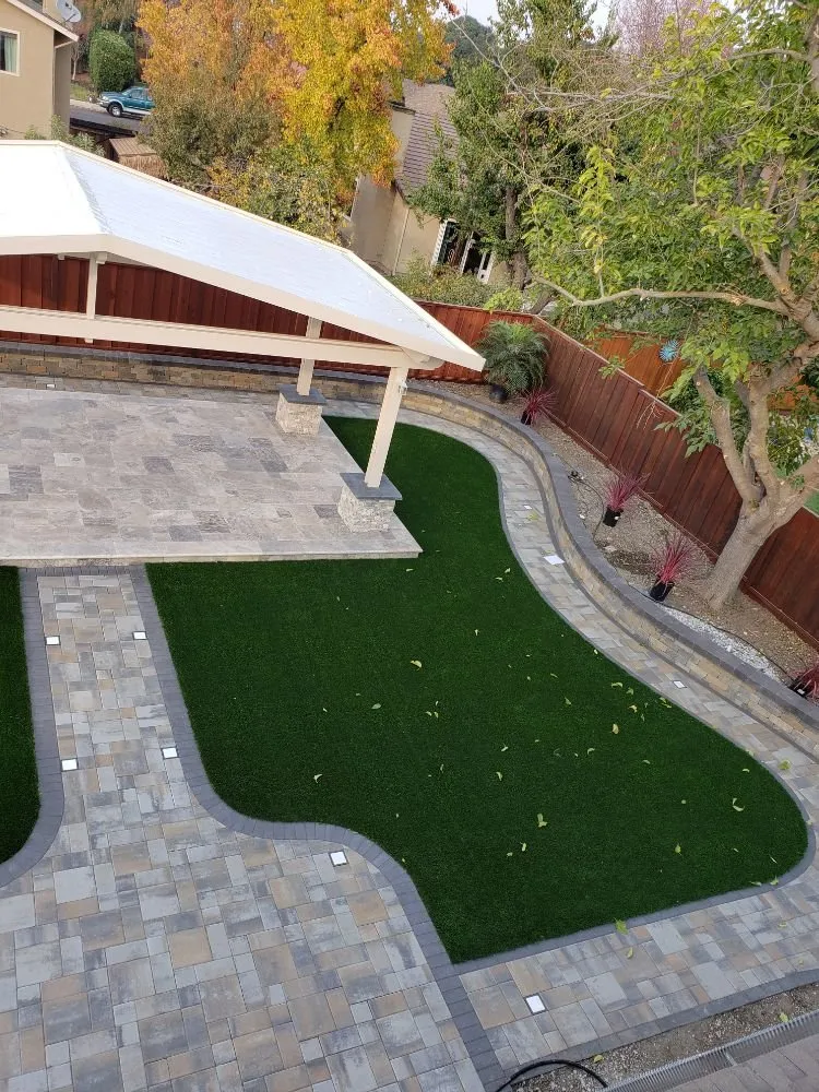Professional lawn mowing service for outdoor upgrades in San Jose, CA by Sol Landscape
