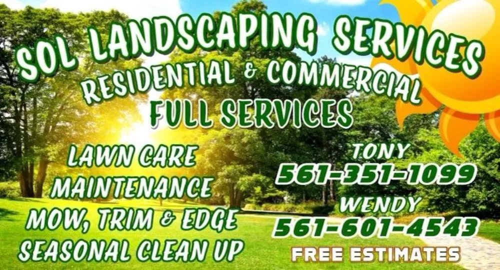 Reliable landscape design in Loxahatchee, FL - Sol Landscaping Services