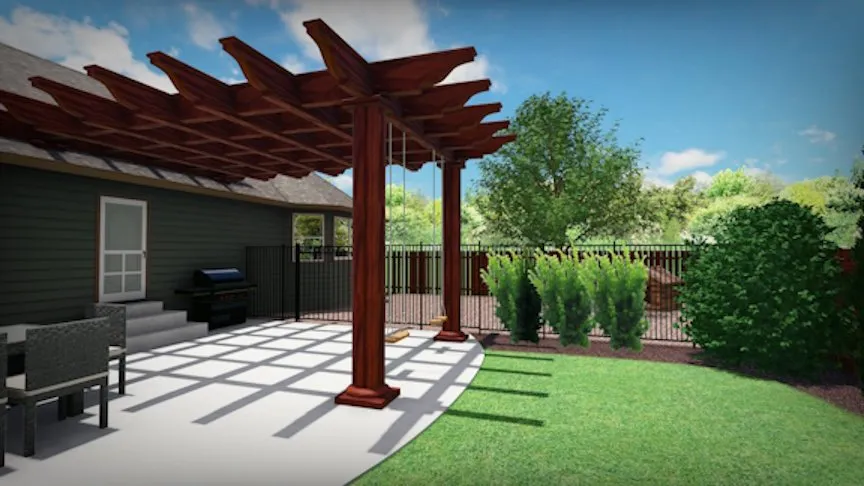 Expert outdoor landscaping with custom design in Prosper, TX by Sol Vida Landscaping