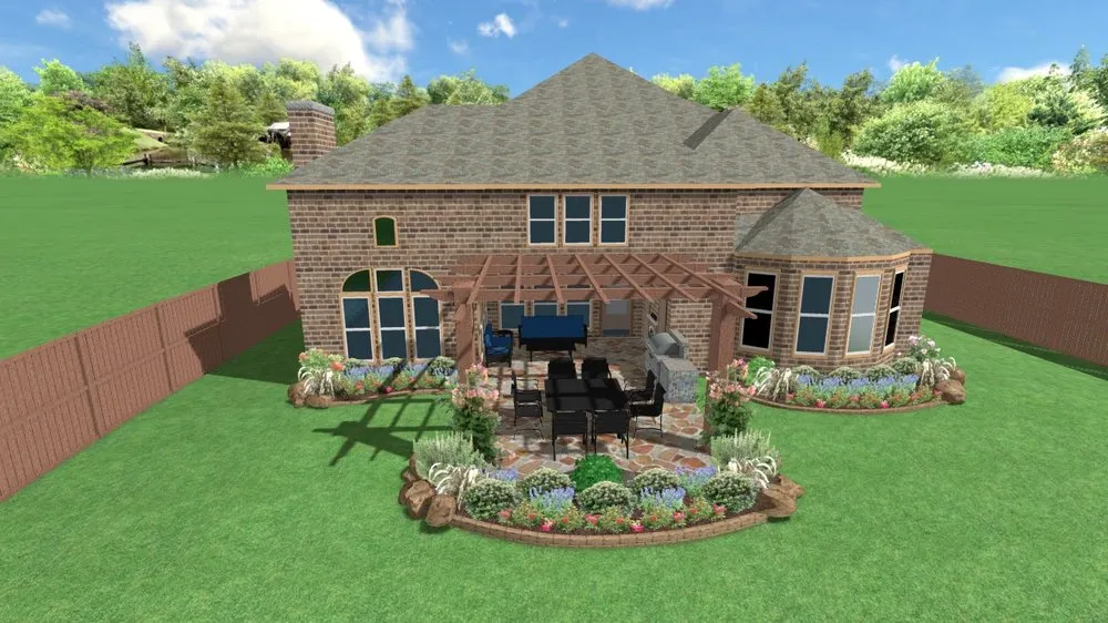 Expert outdoor landscaping in Prosper, TX by Sol Vida Landscaping