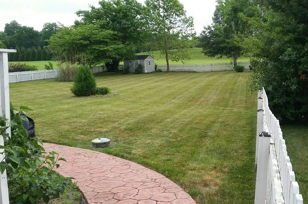 Custom garden landscaping with custom design in Leesburg, VA by Solana Landscapes