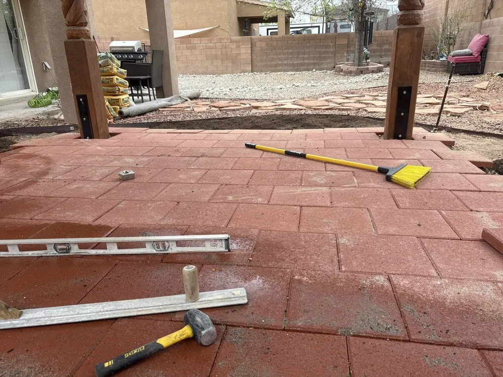 Local landscape installation for outdoor upgrades in Albuquerque, NM by Solar Plexus