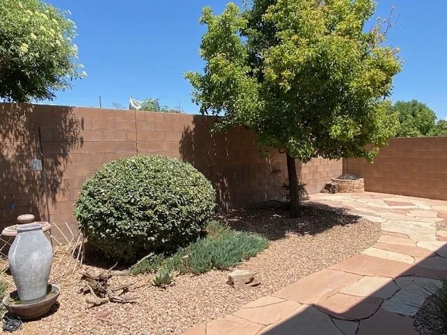Custom landscape installation for homes in Albuquerque, NM by Solar Plexus Yard Care & Landscape