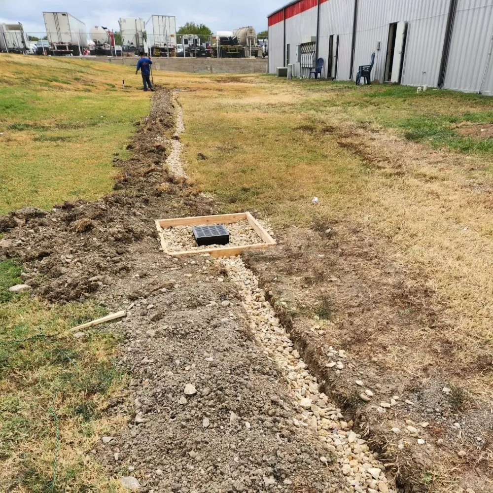 Professional landscaping services in Lancaster, TX by Solar Scapes