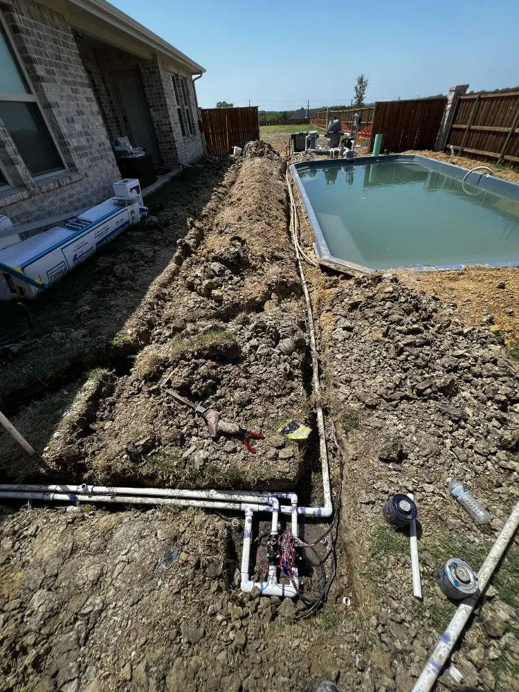 Custom garden landscaping in Lancaster, TX - Solar Scapes