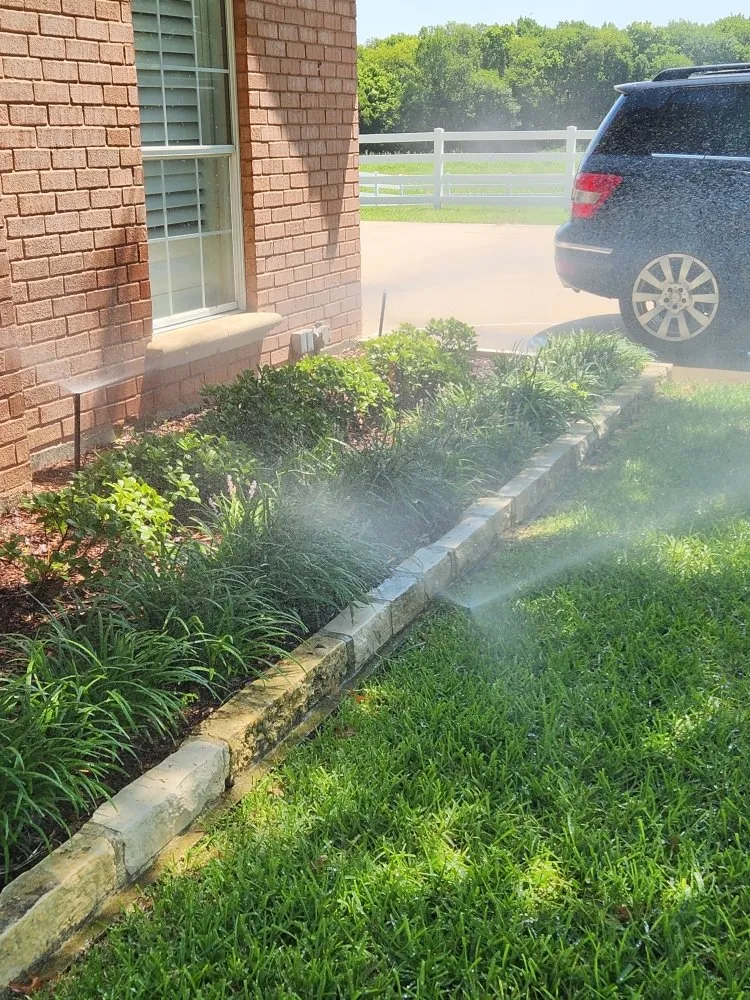 Expert lawn mowing service in Lancaster, TX by Solar Scapes