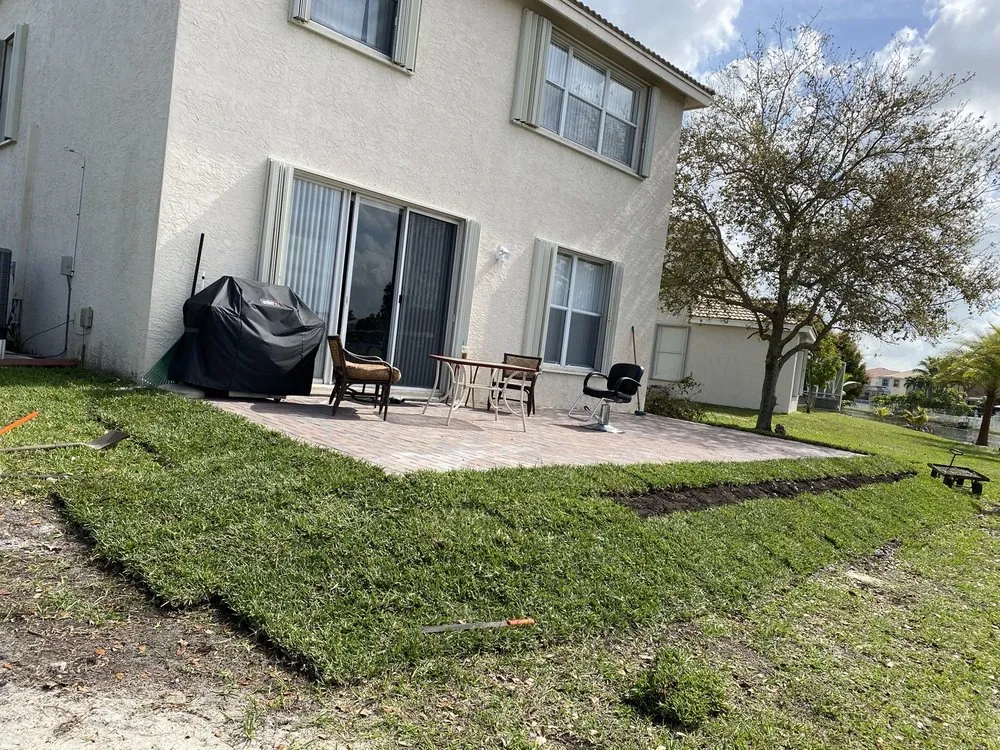 Affordable landscape installation with custom design in Fort Lauderdale, FL by Solaris Garden