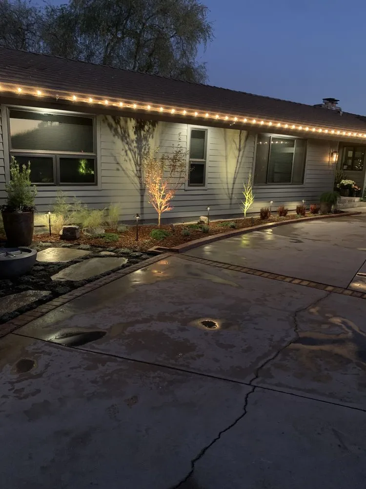 Custom landscape design with custom design in La Habra Heights, CA by Solex Landscaping
