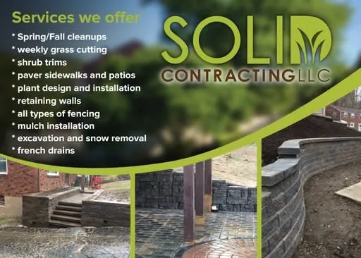 Local landscaping services for homes in Pittsburgh, PA by Solid Contracting