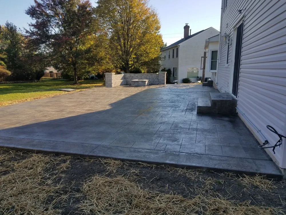 Top-rated landscape installation in Trenton, NJ by Solid Gold Construction