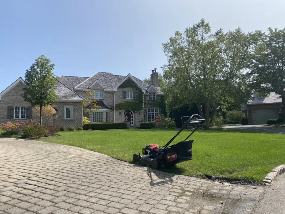 Local landscaping services for homes in Round Lake Beach, IL by Solid Green Landscape