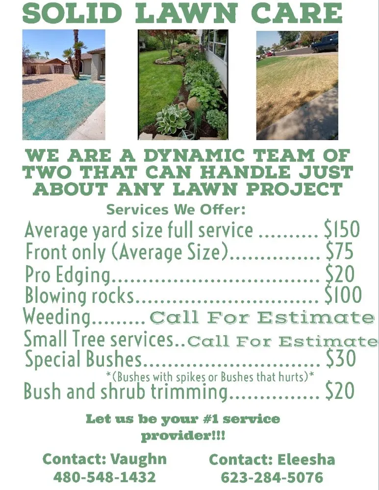 Local outdoor landscaping for outdoor upgrades across Phoenix, AZ - Solid Lawn Care