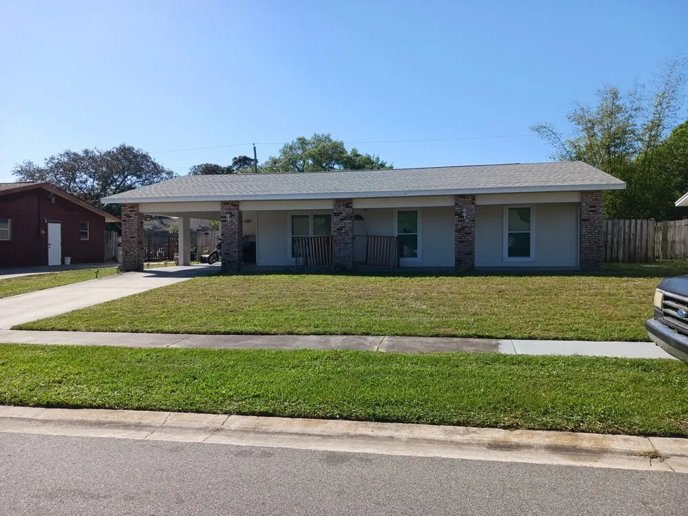 Reliable outdoor landscaping with custom design in Palm Bay, FL by Solid Lawns