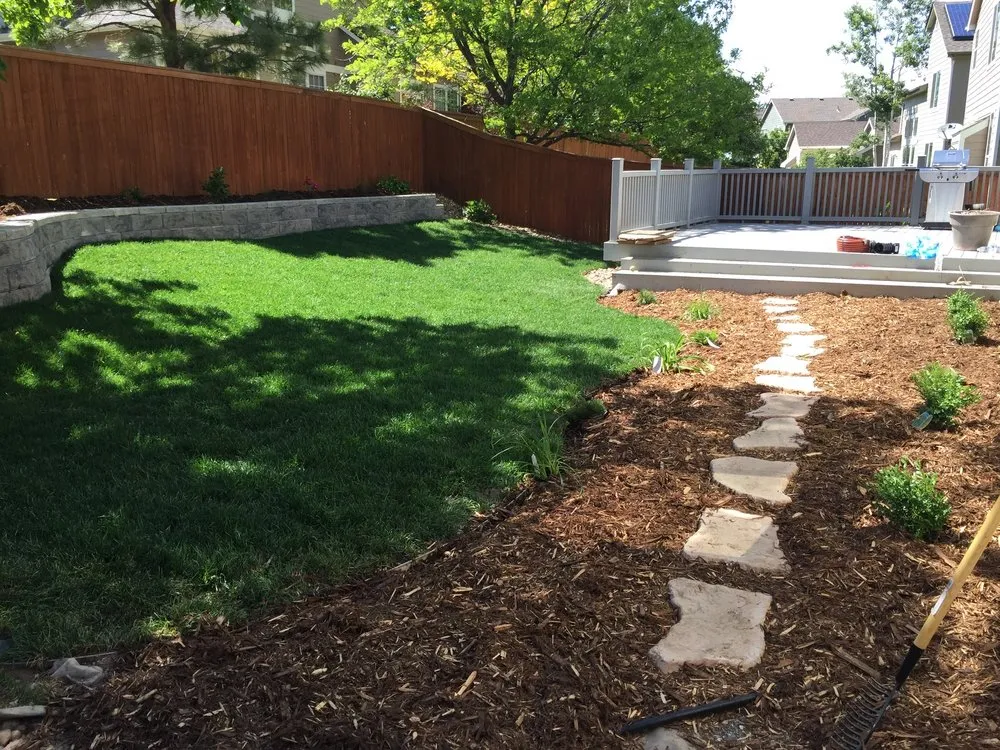 Trusted landscape installation in Littleton, CO by Solid Rock Landscape