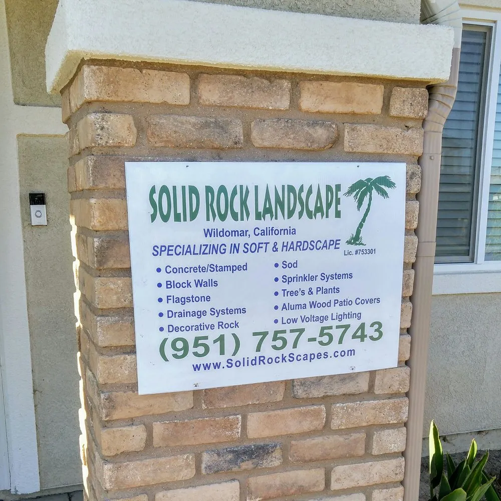 Local outdoor landscaping near you across Wildomar, CA - Solid Rock Landscape