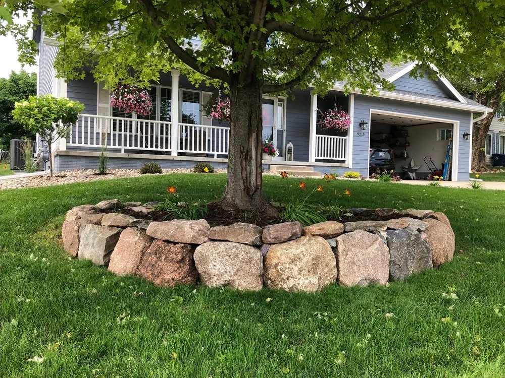Local residential landscaping in West Des Moines, IA by Solid Rock Landscaping