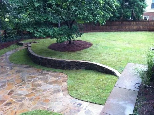 Custom lawn mowing service in Powder Springs, GA by Solid Rock Pools & Spas