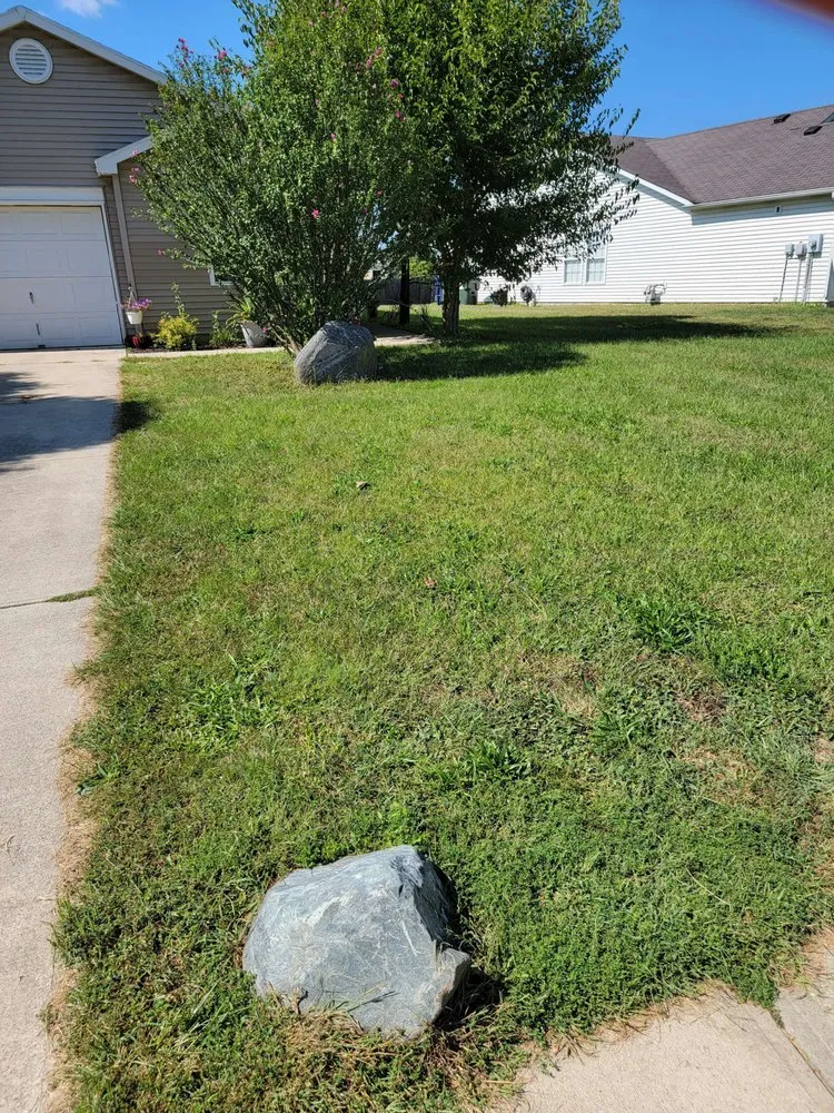 Trusted lawn mowing service in Greenfield, IN by Solid Rock Residential