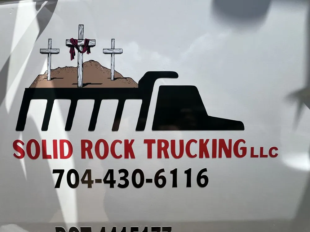 Local landscape installation for residential properties in Mount Holly, NC by Solid Rock Trucking
