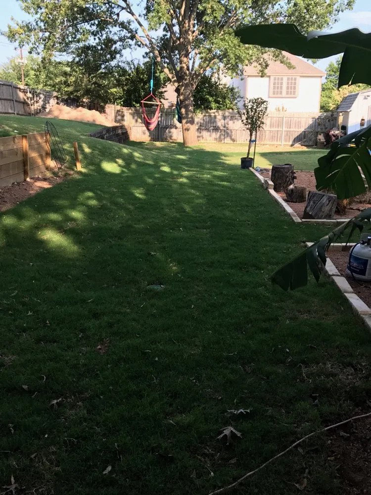 Expert outdoor landscaping in Allen, TX by Solid Steele Customs