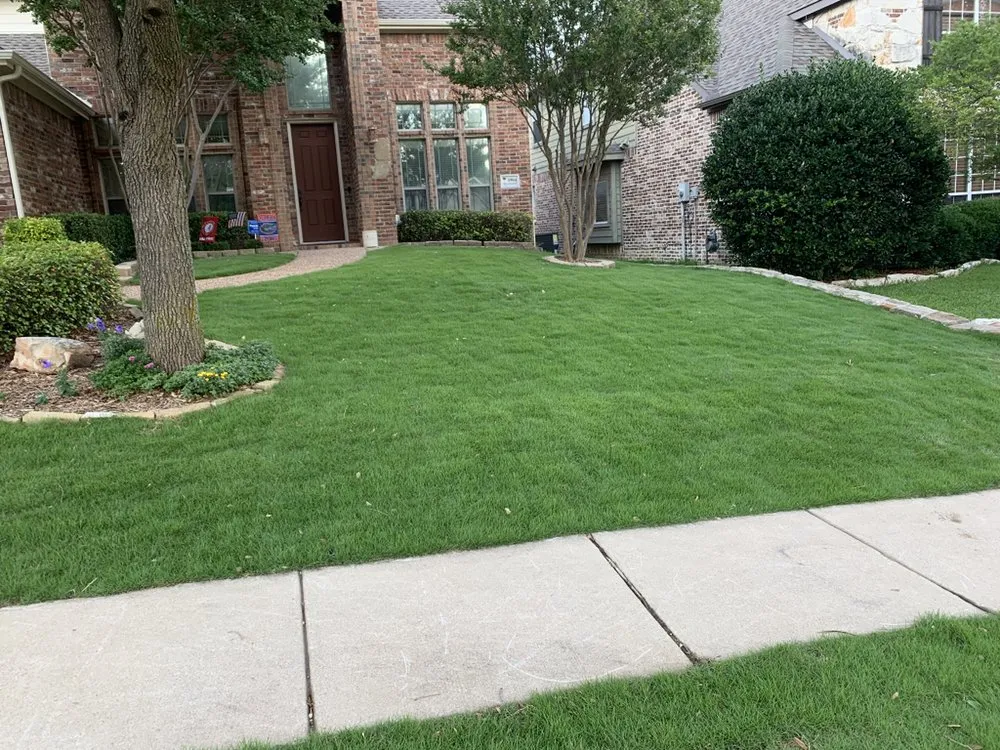 Custom landscape design for outdoor upgrades in Allen, TX by Solid Steele Customs