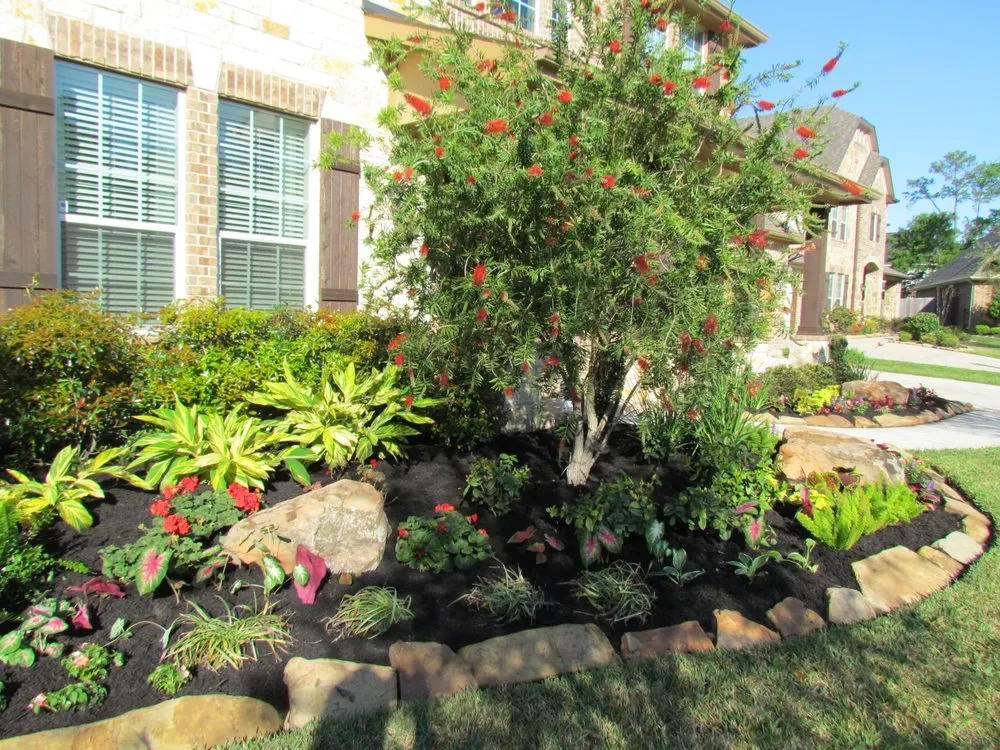 Affordable outdoor landscaping for residential properties in Houston, TX by Solis and Son Landscaping