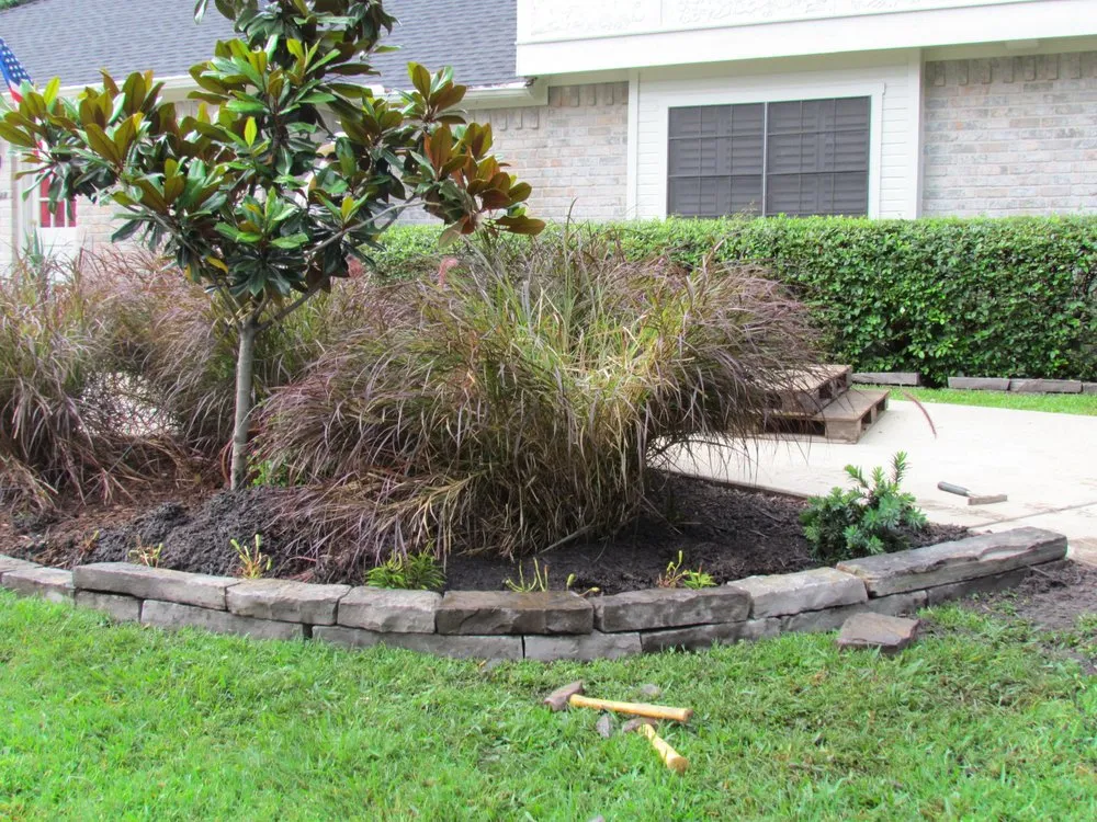 Trusted outdoor landscaping with custom design in Houston, TX by Solis and Son Landscaping
