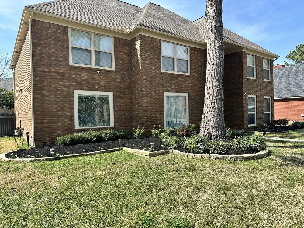Trusted outdoor landscaping for homes in Houston, TX by Solis Lawn Care & Tree Services