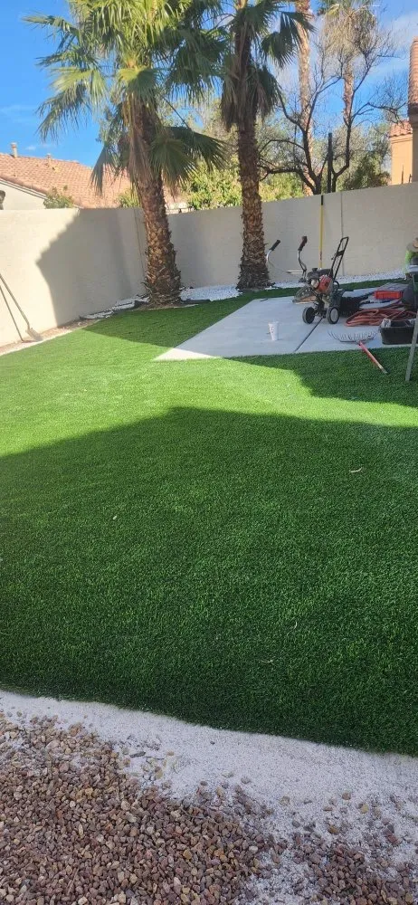 Professional garden landscaping in Las Vegas, NV by Solis Tree Services & Landscaping