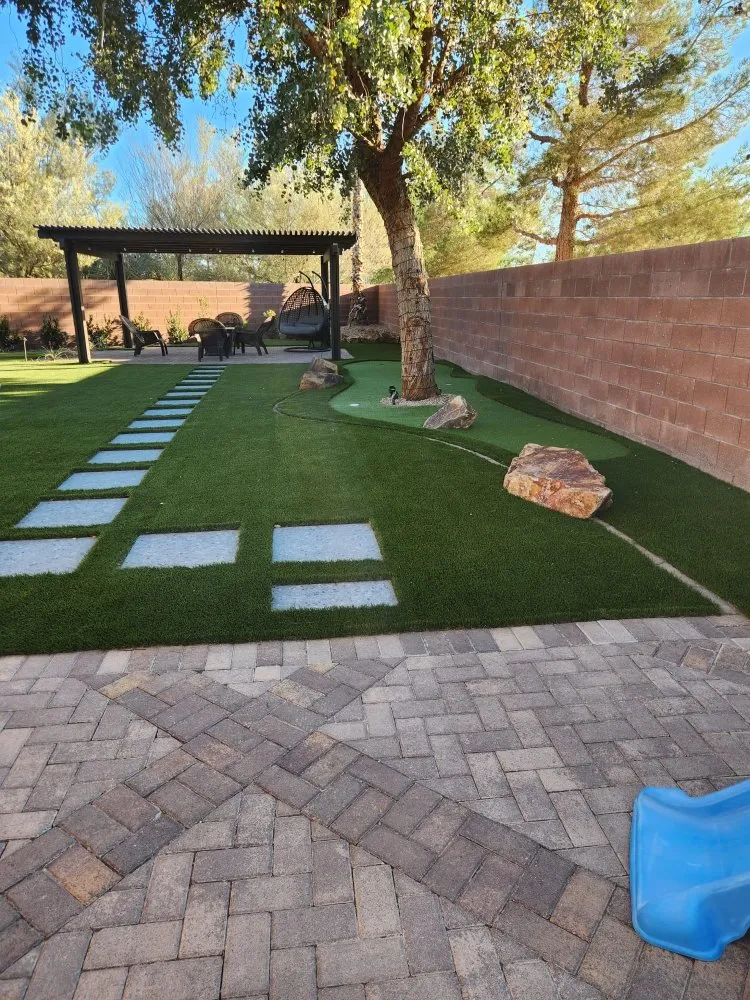Local residential landscaping for year-round maintenance in Las Vegas, NV by Solis Tree Services & Landscaping