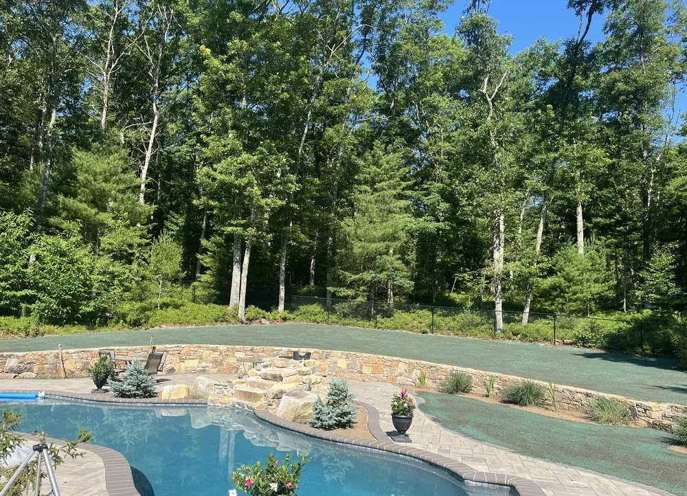 Custom landscaping services for residential properties in Foster, RI by Solitro Property Solutions