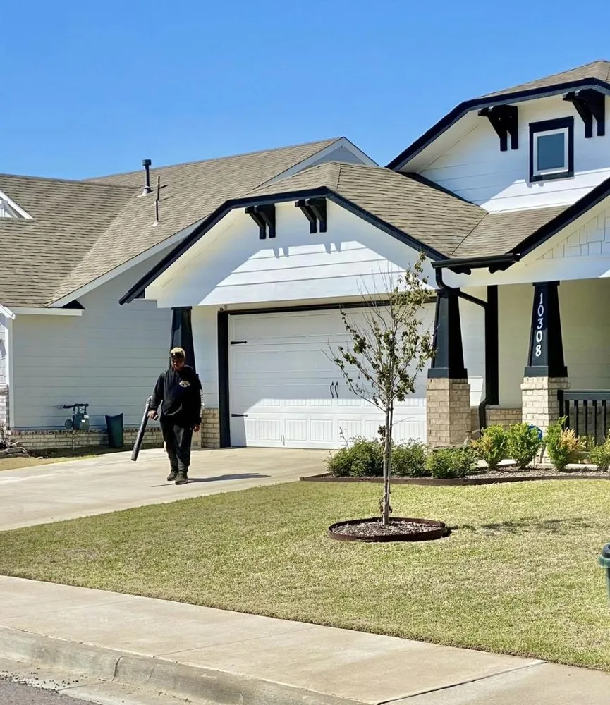 Custom landscape design in Collinsville, OK by Solo lawns