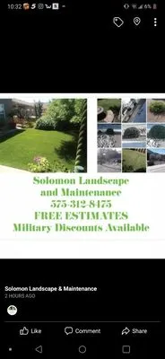 Solomon Landscape & Maintenance Logo