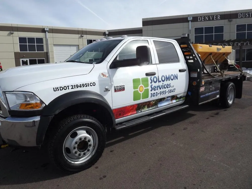 Custom yard maintenance with custom design in Denver, CO by Solomon Services