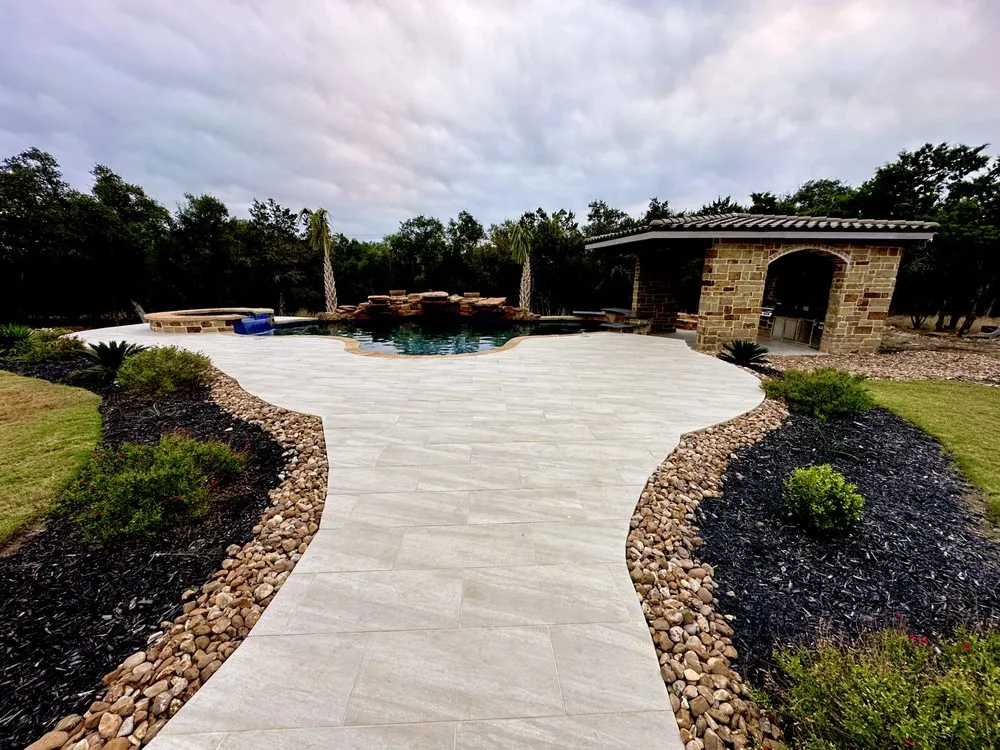 Custom lawn care service in Bastrop, TX by Sols Landscaping