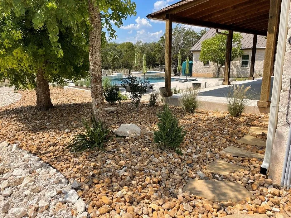 Top-rated outdoor landscaping for residential properties in Dripping Springs, TX by Solstice