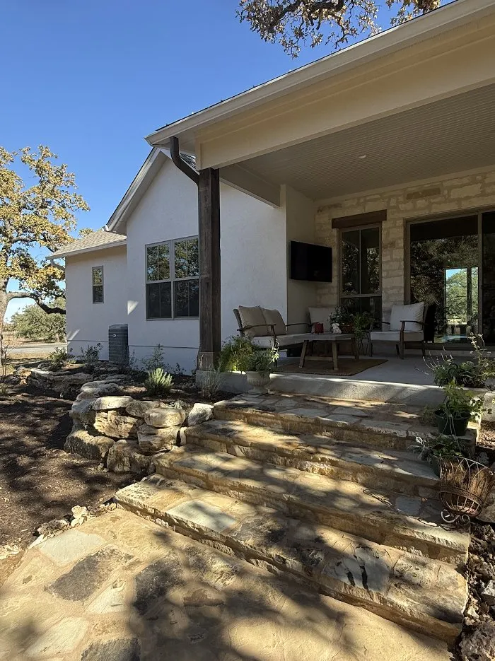 Expert outdoor landscaping with custom design across Dripping Springs, TX - Solstice