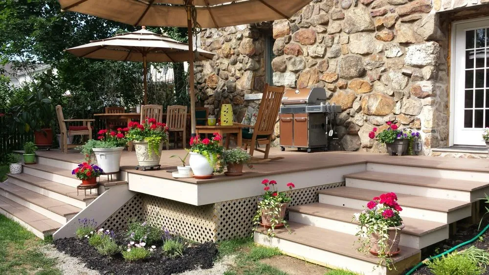 Affordable garden landscaping for residential properties in Bernardsville, NJ by Somerset Hills Home Services