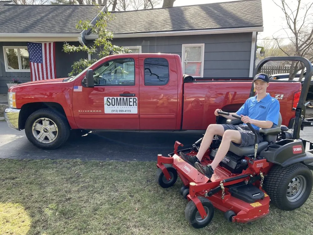 Custom landscape installation for residential properties in Overland Park, KS by Sommer Lawn and Landscape