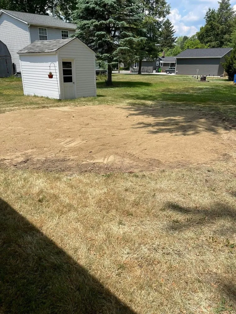 Custom outdoor landscaping in Akron, OH by Sommers Excavating