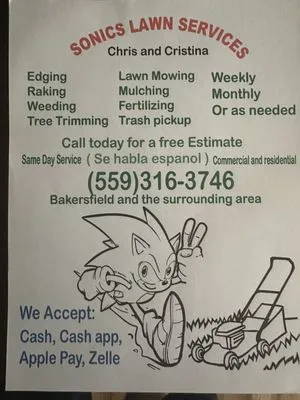 Sonics Lawn Services Logo