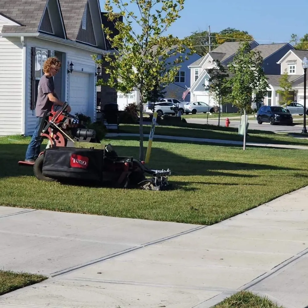 Top-rated lawn mowing service near you across Lebanon, IN - Sonic’s Parking Lot & Lawn Care