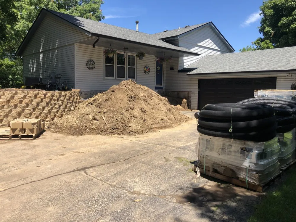 Professional outdoor landscaping for beautiful yards in Evansville, WI by Sonland