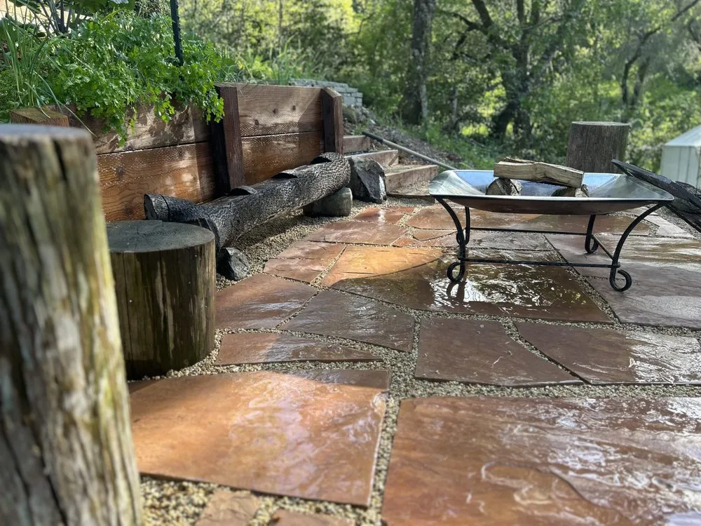 Local landscape installation in Forestville, CA - Sonoma Outdoor Escapes