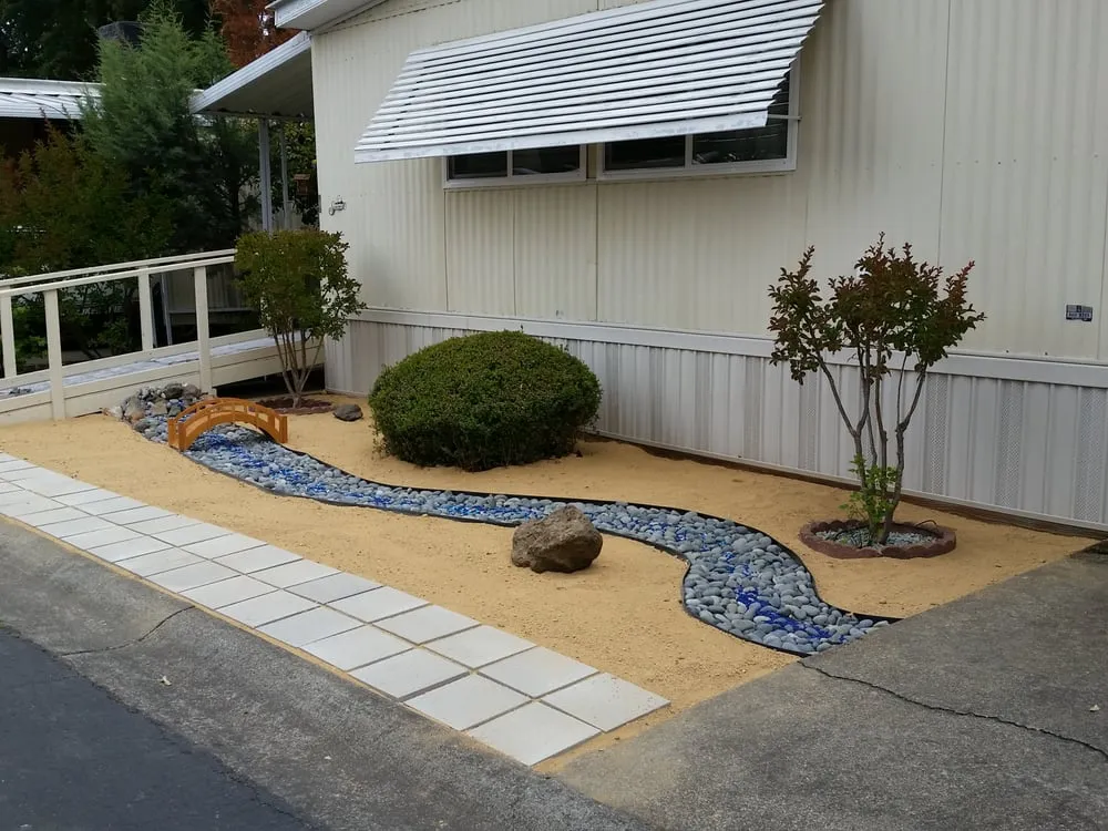 Affordable residential landscaping with custom design in Ukiah, CA by Sonoma Sweepers