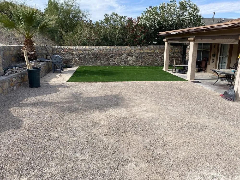 Reliable garden landscaping in Chaparral, NM by Sonora Construction