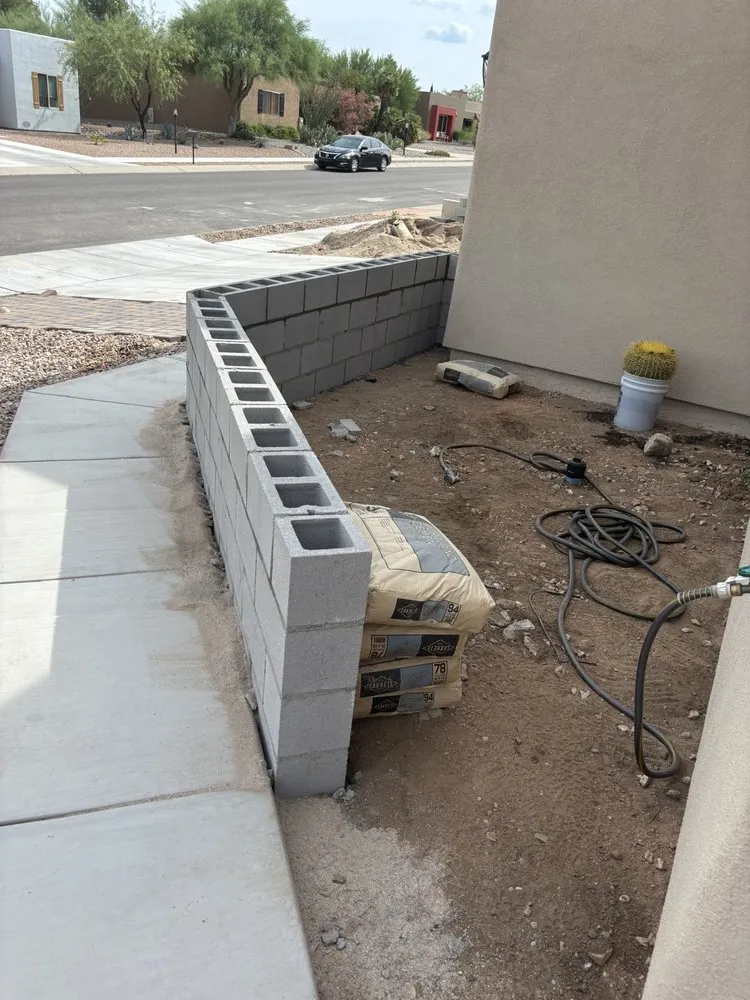 Custom outdoor landscaping for residential properties in Tucson, AZ by Sonora Hardscape