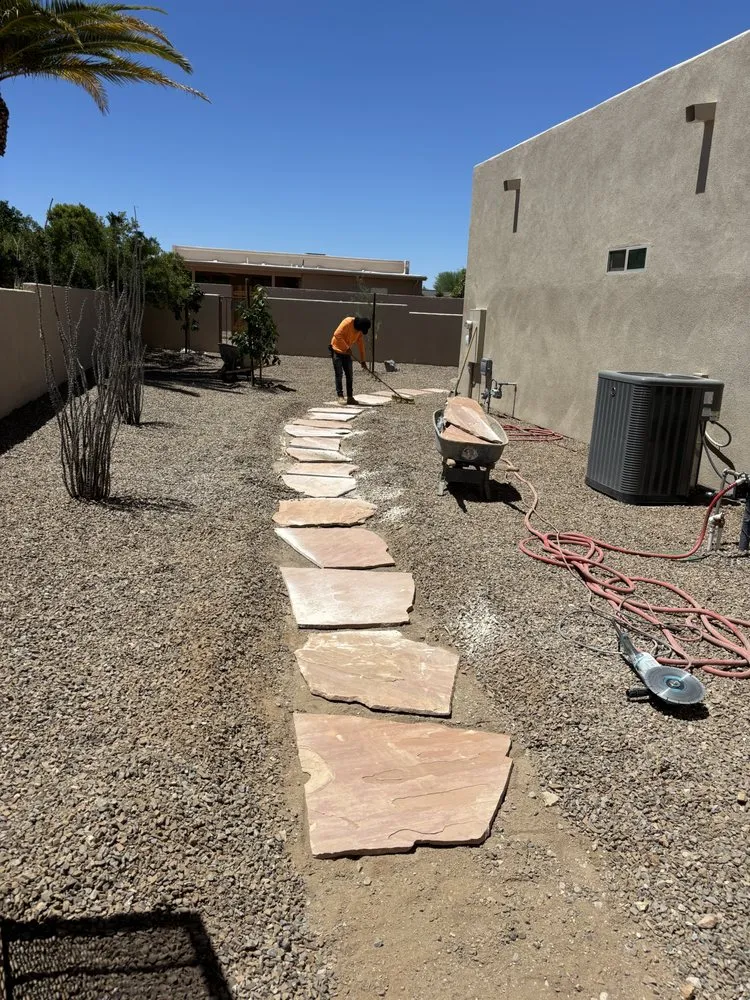 Affordable yard cleanup service for outdoor upgrades in Tucson, AZ by Sonora Hardscape